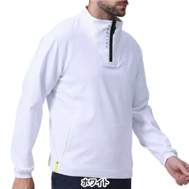 フットジョイ FootJoy　メンズ TWINSOF 撥水 長袖 ハーフジップ プルオーバー ジャケット FJ-S24-O01　2024年モデル 詳細2