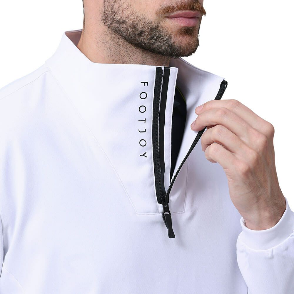 フットジョイ FootJoy　メンズ TWINSOF 撥水 長袖 ハーフジップ プルオーバー ジャケット FJ-S24-O01　2024年モデル 詳細4