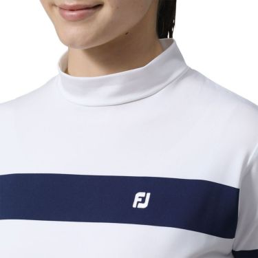 フットジョイ FootJoy　レディース チェストライン 半袖 モックネックシャツ FJW-S24-S09　2024年モデル 詳細7