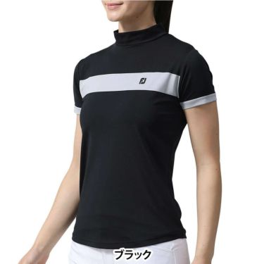 フットジョイ FootJoy　レディース チェストライン 半袖 モックネックシャツ FJW-S24-S09　2024年モデル 詳細8