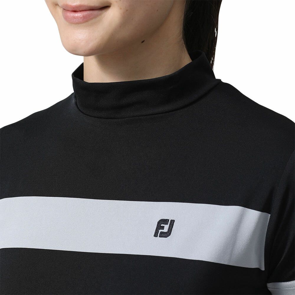 フットジョイ FootJoy　レディース チェストライン 半袖 モックネックシャツ FJW-S24-S09　2024年モデル 詳細10