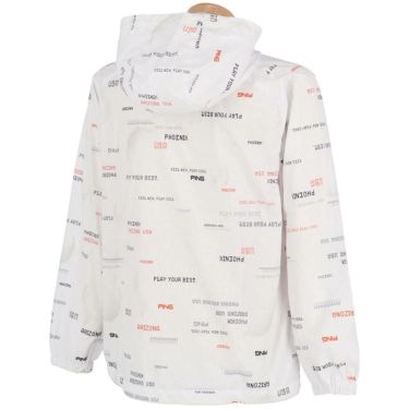 ピン PING　メンズ 撥水 EARTHプリント 長袖 フーディーブルゾン 621-4120103　2024年モデル 詳細6