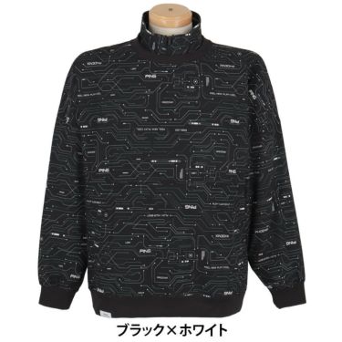 ピン PING　メンズ 総柄 リップストップ ツインブルゾン 621-4120201　2024年モデル 詳細2