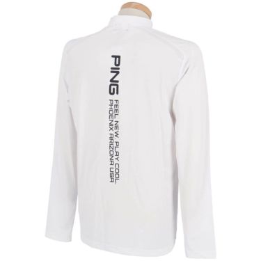 ピン PING　メンズ ロゴプリント ストレッチ 長袖 ハイネックシャツ 621-4166103　2024年モデル 詳細6