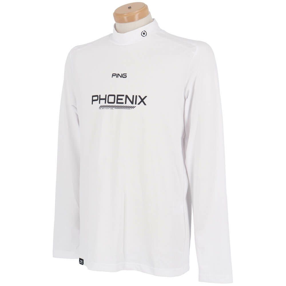 ピン PING　メンズ ロゴプリント ストレッチ 長袖 ハイネックシャツ 621-4166103　2024年モデル 詳細7
