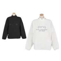 ピン PING　レディース ロゴプリント リップストップ ツインブルゾン 622-4120200　2024年モデル 詳細1