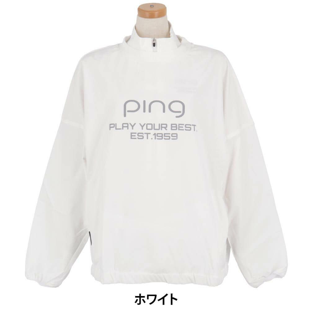 ピン PING　レディース ロゴプリント リップストップ ツインブルゾン 622-4120200　2024年モデル 詳細2