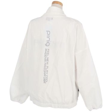 ピン PING　レディース ロゴプリント リップストップ ツインブルゾン 622-4120200　2024年モデル 詳細3