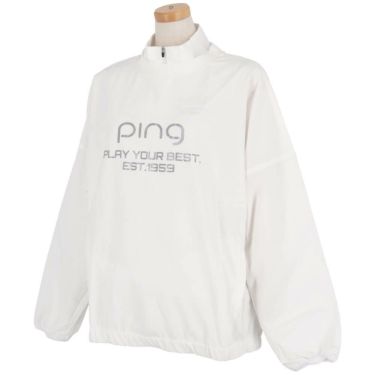 ピン PING　レディース ロゴプリント リップストップ ツインブルゾン 622-4120200　2024年モデル 詳細4