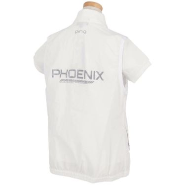 ピン PING　レディース ロゴプリント リップストップ ツインブルゾン 622-4120200　2024年モデル 詳細6