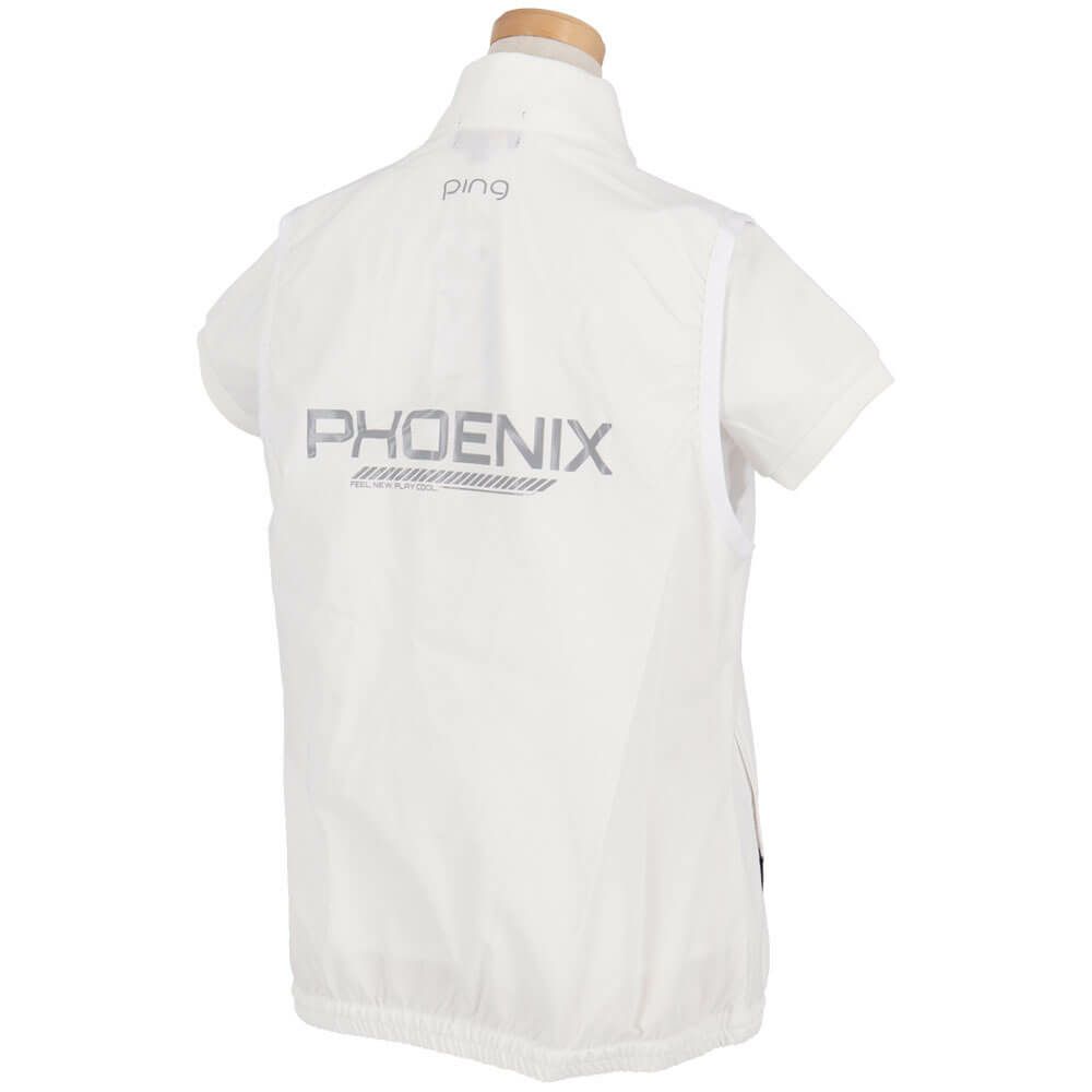 ピン PING　レディース ロゴプリント リップストップ ツインブルゾン 622-4120200　2024年モデル 詳細6