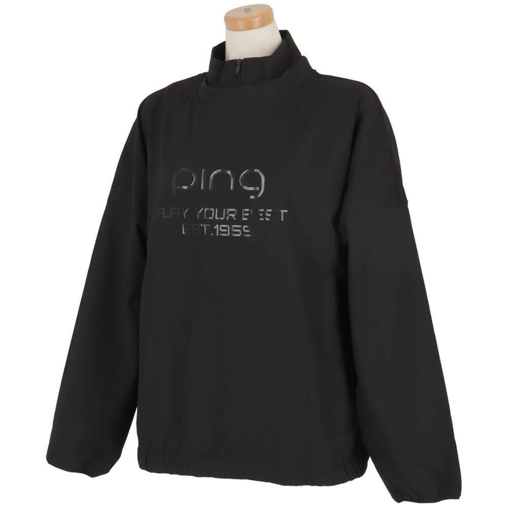 ピン PING　レディース ロゴプリント リップストップ ツインブルゾン 622-4120200　2024年モデル 詳細10