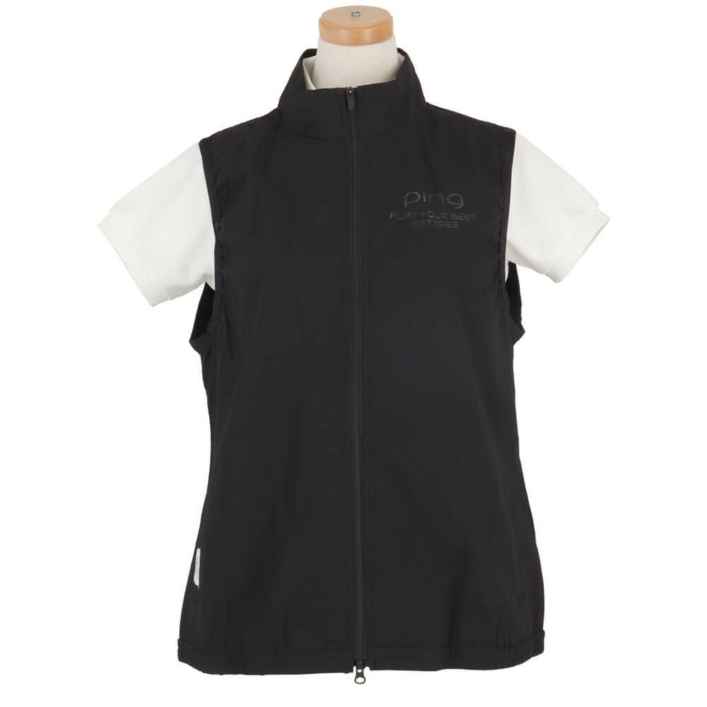 ピン PING　レディース ロゴプリント リップストップ ツインブルゾン 622-4120200　2024年モデル 詳細11