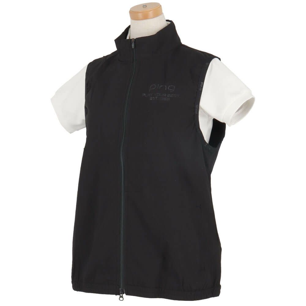 ピン PING　レディース ロゴプリント リップストップ ツインブルゾン 622-4120200　2024年モデル 詳細13