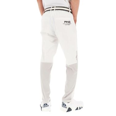 ピン PING　メンズ 同色系切替え 冷感 ストレッチ テーパード ロングパンツ 621-4131201　2024年モデル　詳細5
