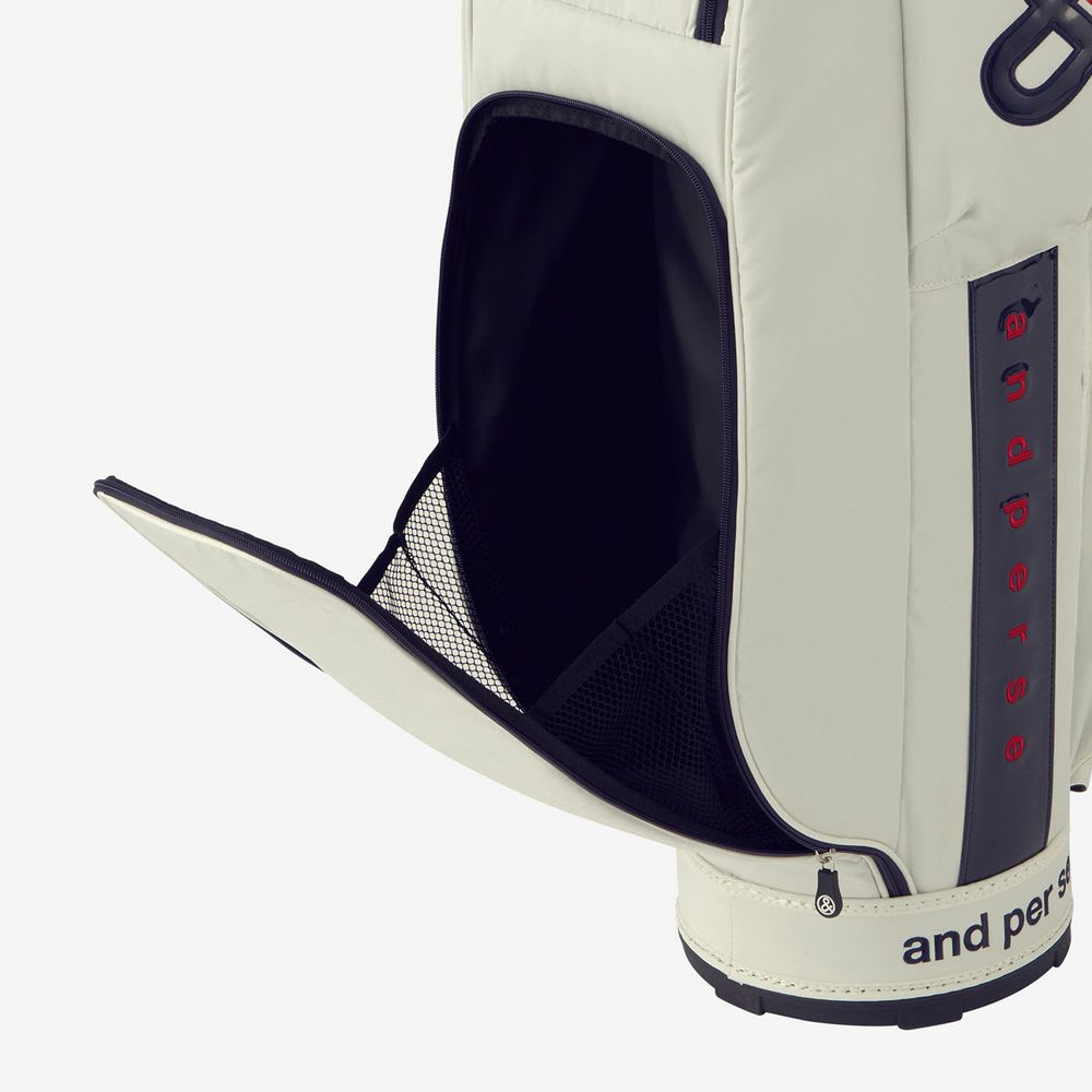 アンパスィ and per se　キャディバッグ AUS7305 10 ホワイト　2025年モデル 詳細4