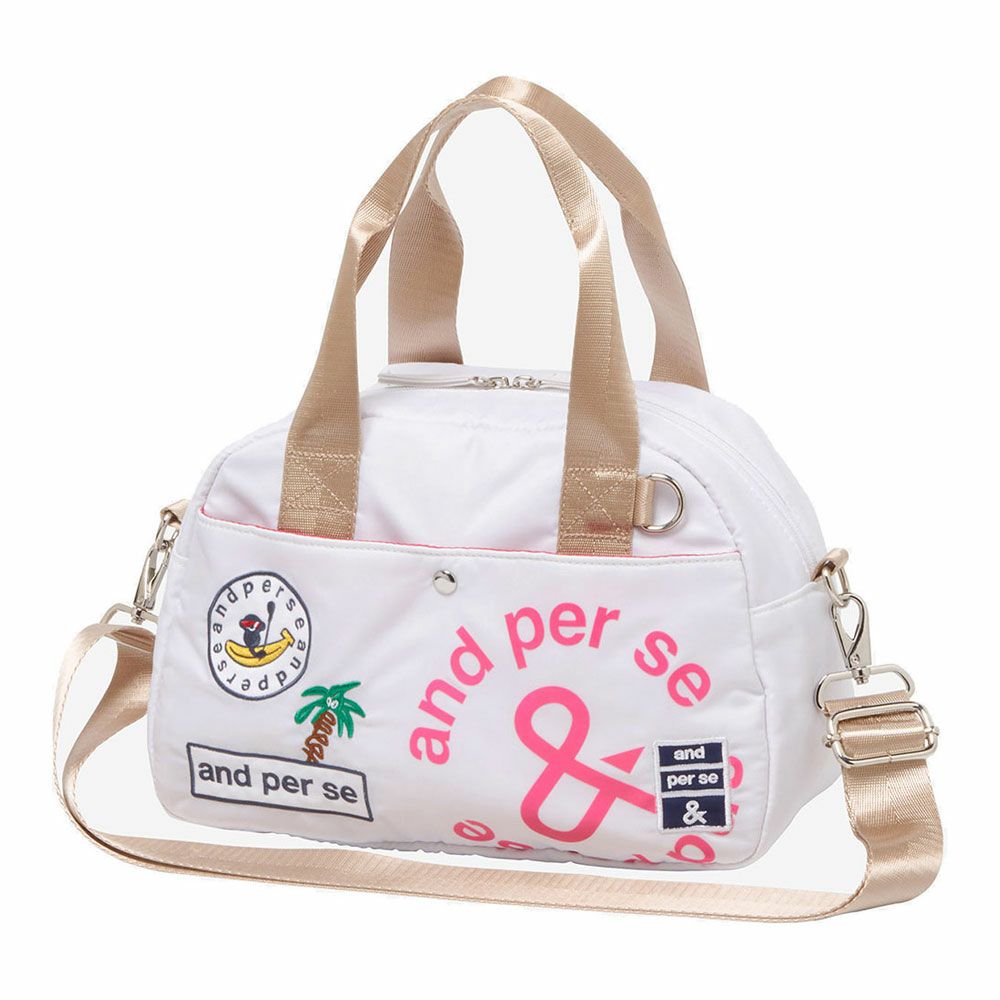 アンパスィ and per se　レディース カートバッグ AFS7225 10 ホワイト　2025年モデル ホワイト