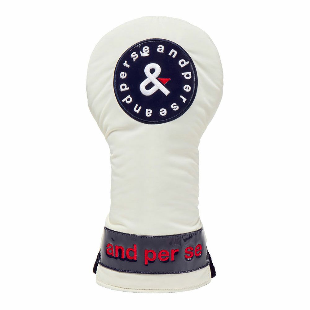 アンパスィ and per se　ドライバー用 ヘッドカバー AUS8325 10 ホワイト　2025年モデル 詳細1