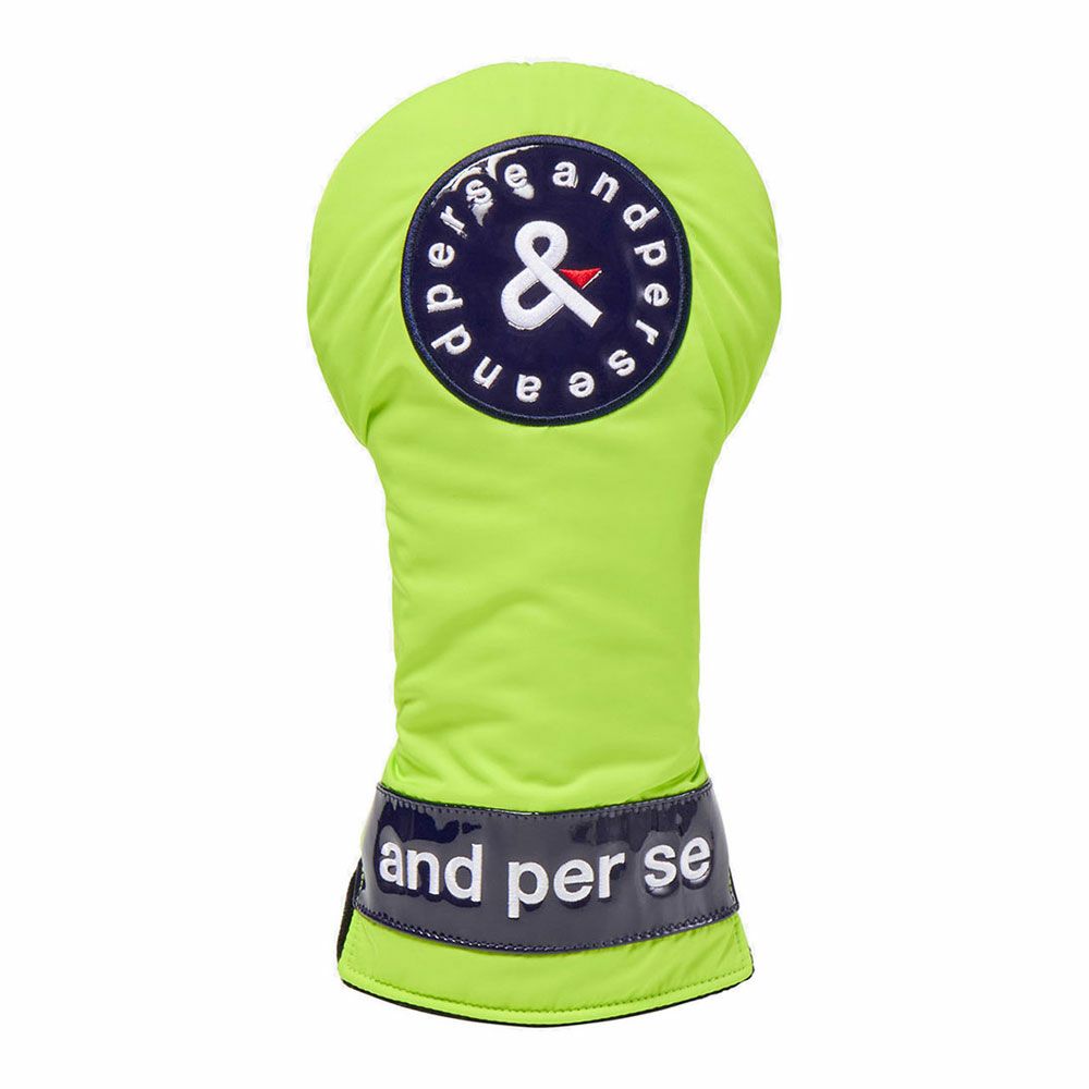 アンパスィ and per se　ドライバー用 ヘッドカバー AUS8325 63 ライム　2025年モデル ライム