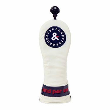 アンパスィ and per se　フェアウェイウッド用 ヘッドカバー AUS8335 10 ホワイト　2025年モデル 詳細1