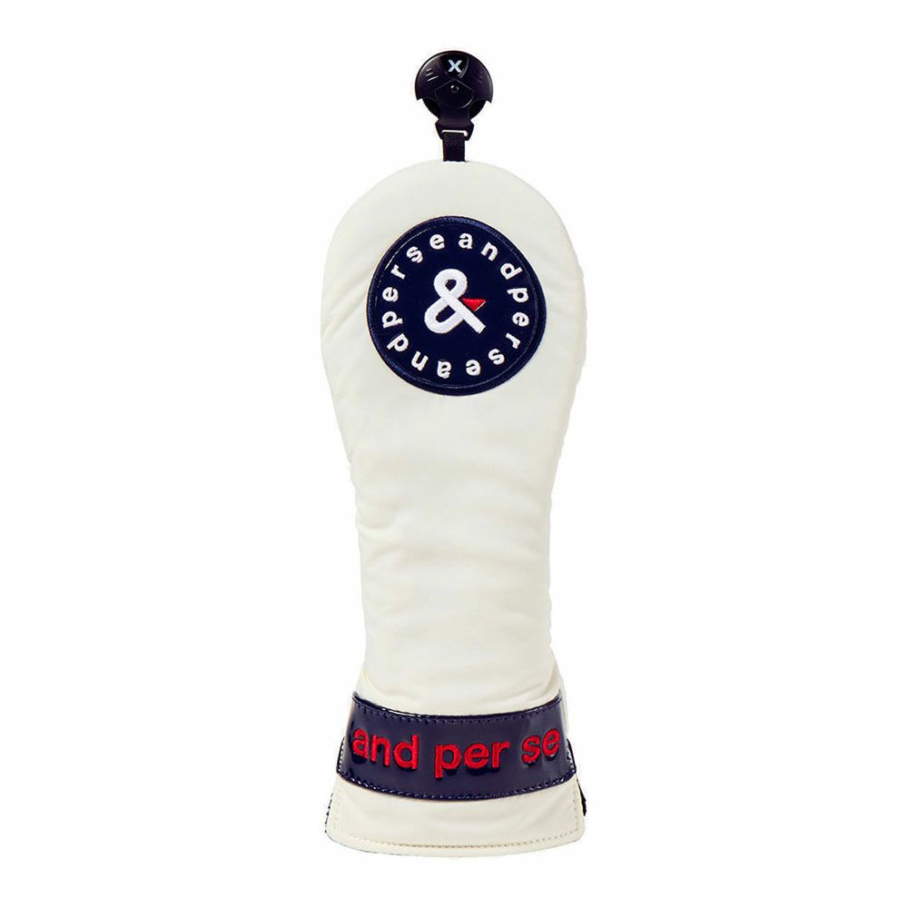 アンパスィ and per se　フェアウェイウッド用 ヘッドカバー AUS8335 10 ホワイト　2025年モデル 詳細1