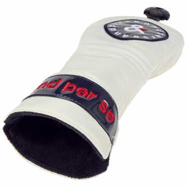 アンパスィ and per se　フェアウェイウッド用 ヘッドカバー AUS8335 10 ホワイト　2025年モデル 詳細3