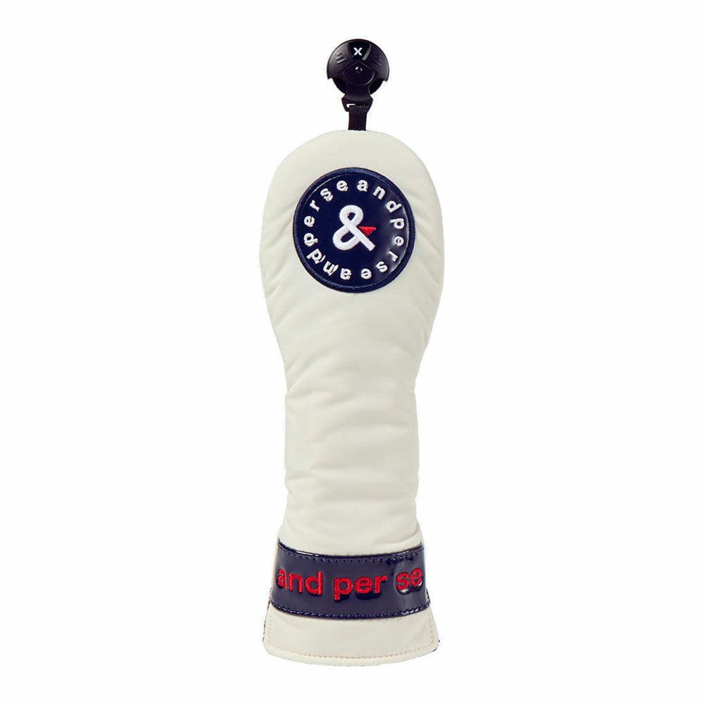 アンパスィ and per se　ユーティリティ用 ヘッドカバー AUS8345 10 ホワイト　2025年モデル 詳細1