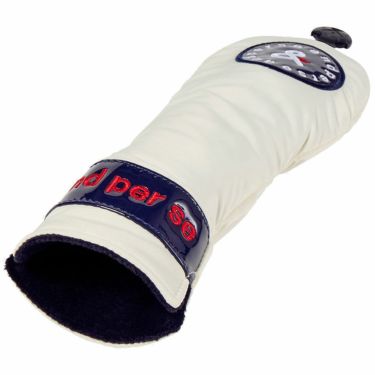 アンパスィ and per se　ユーティリティ用 ヘッドカバー AUS8345 10 ホワイト　2025年モデル 詳細3