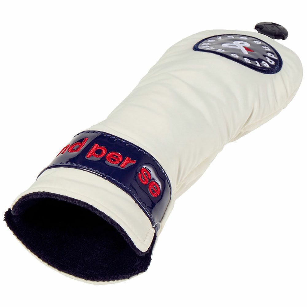 アンパスィ and per se　ユーティリティ用 ヘッドカバー AUS8345 10 ホワイト　2025年モデル 詳細3