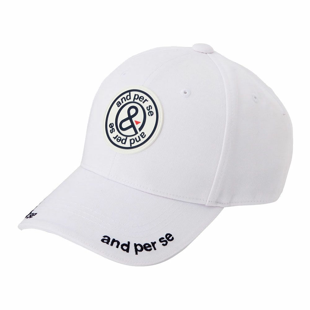 アンパスィ and per se　メンズ キャップ AUS8415 10 ホワイト　2025年モデル 詳細1