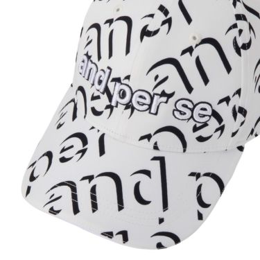 アンパスィ and per se　メンズ キャップ AMS8425 10 ホワイト　2025年モデル 詳細4