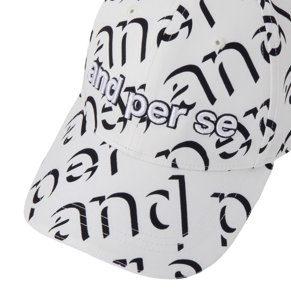 アンパスィ and per se　メンズ キャップ AMS8425 10 ホワイト　2025年モデル 詳細4