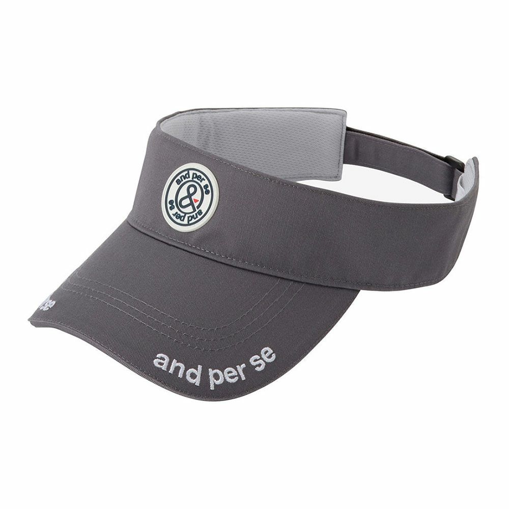 アンパスィ and per se　メンズ バイザー AUS8715 25 グレー　2025年モデル 詳細1