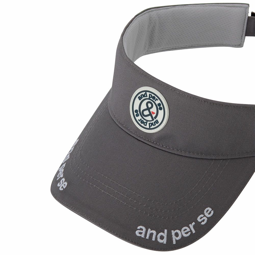 アンパスィ and per se　メンズ バイザー AUS8715 25 グレー　2025年モデル 詳細6
