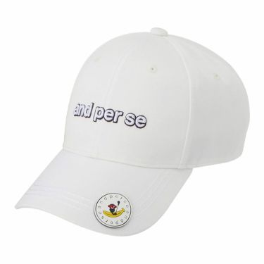 アンパスィ and per se　レディース キャップ AFS8415 10 ホワイト　2025年モデル ホワイト
