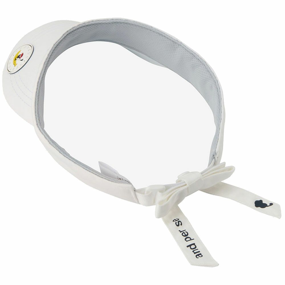 アンパスィ and per se　レディース バイザー AFS8715 10 ホワイト　2025年モデル 詳細3