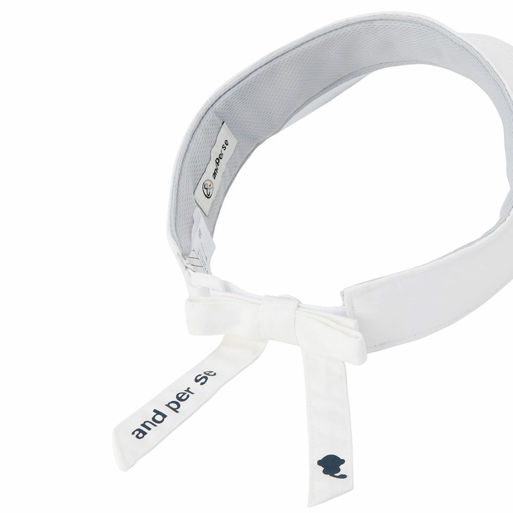 アンパスィ and per se　レディース バイザー AFS8715 10 ホワイト　2025年モデル 詳細5