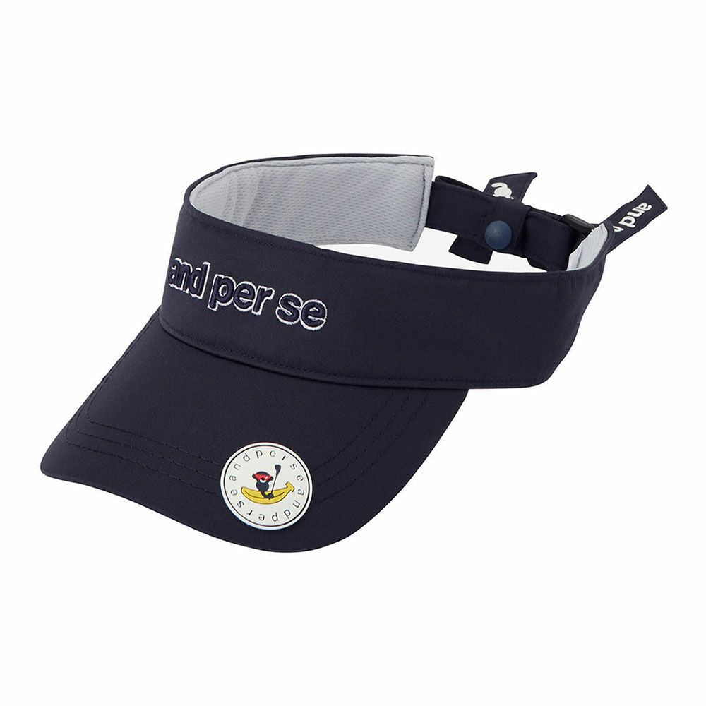 アンパスィ and per se　レディース バイザー AFS8715 30 ネイビー　2025年モデル ネイビー