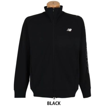 ニューバランスゴルフ　メンズ 長袖 ダンボールニット スウェット スタンド ジップ ブルゾン 012-5162001　2025年モデル 詳細1