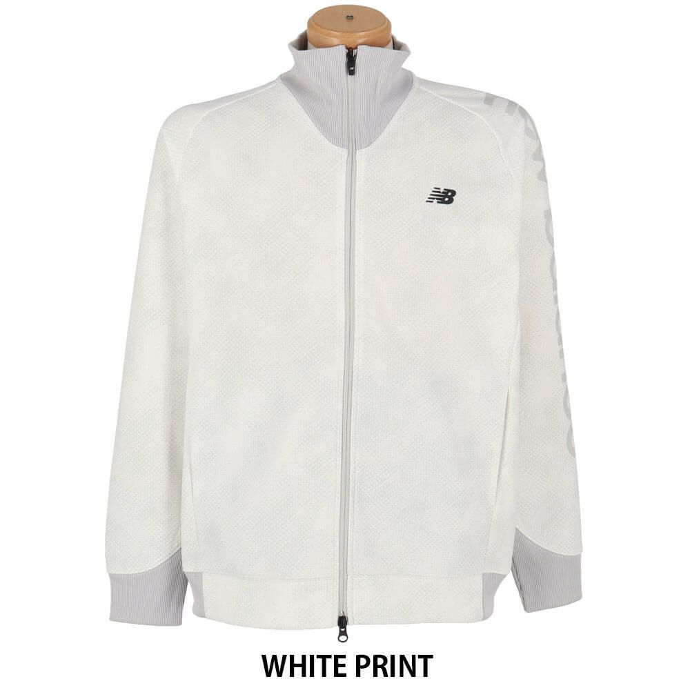 ニューバランスゴルフ　メンズ 長袖 ダンボールニット スウェット スタンド ジップ ブルゾン 012-5162001　2025年モデル 詳細8