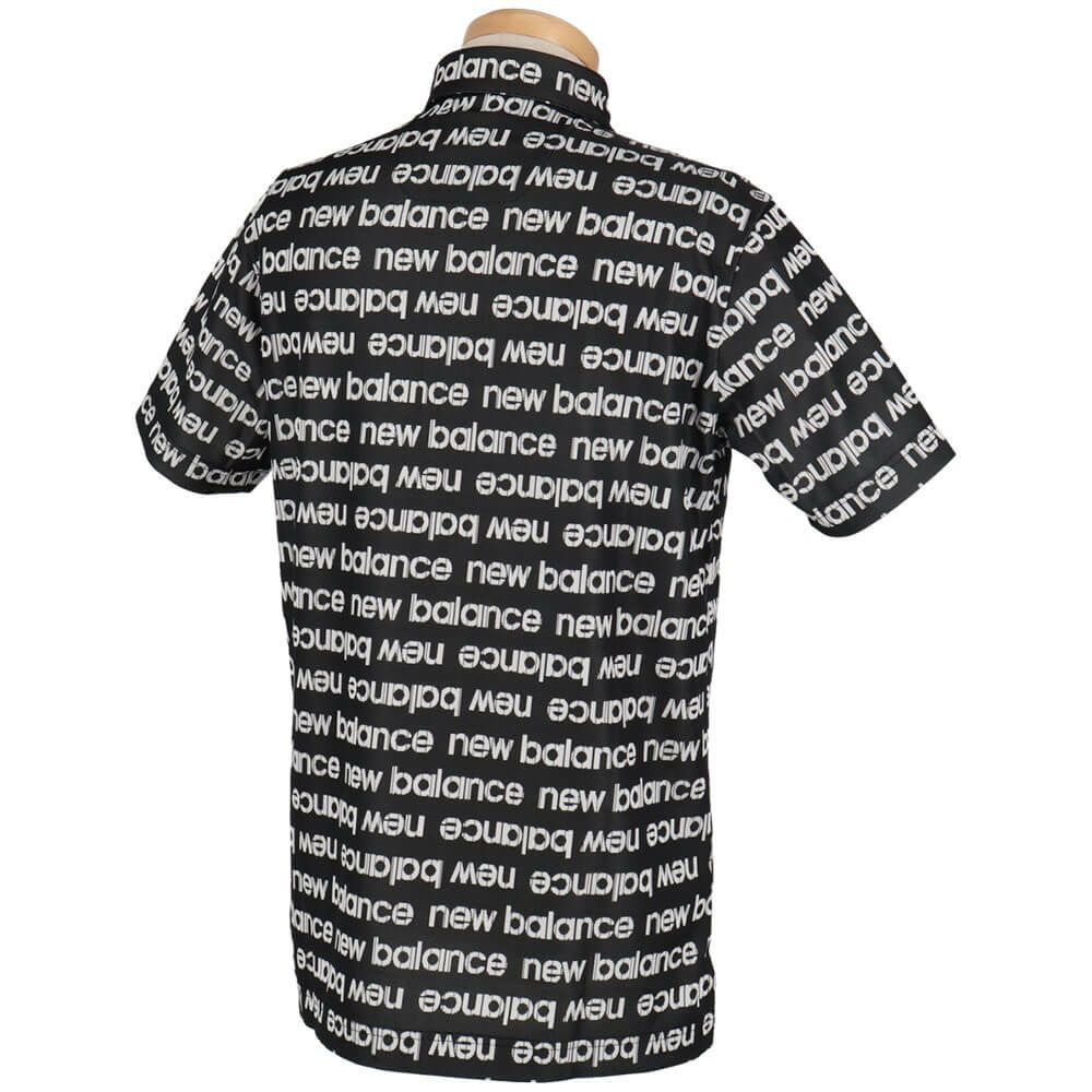 ニューバランスゴルフ　メンズ 総柄 半袖 ロゴボーダー ポロシャツ 012-5168002　2025年モデル 詳細2