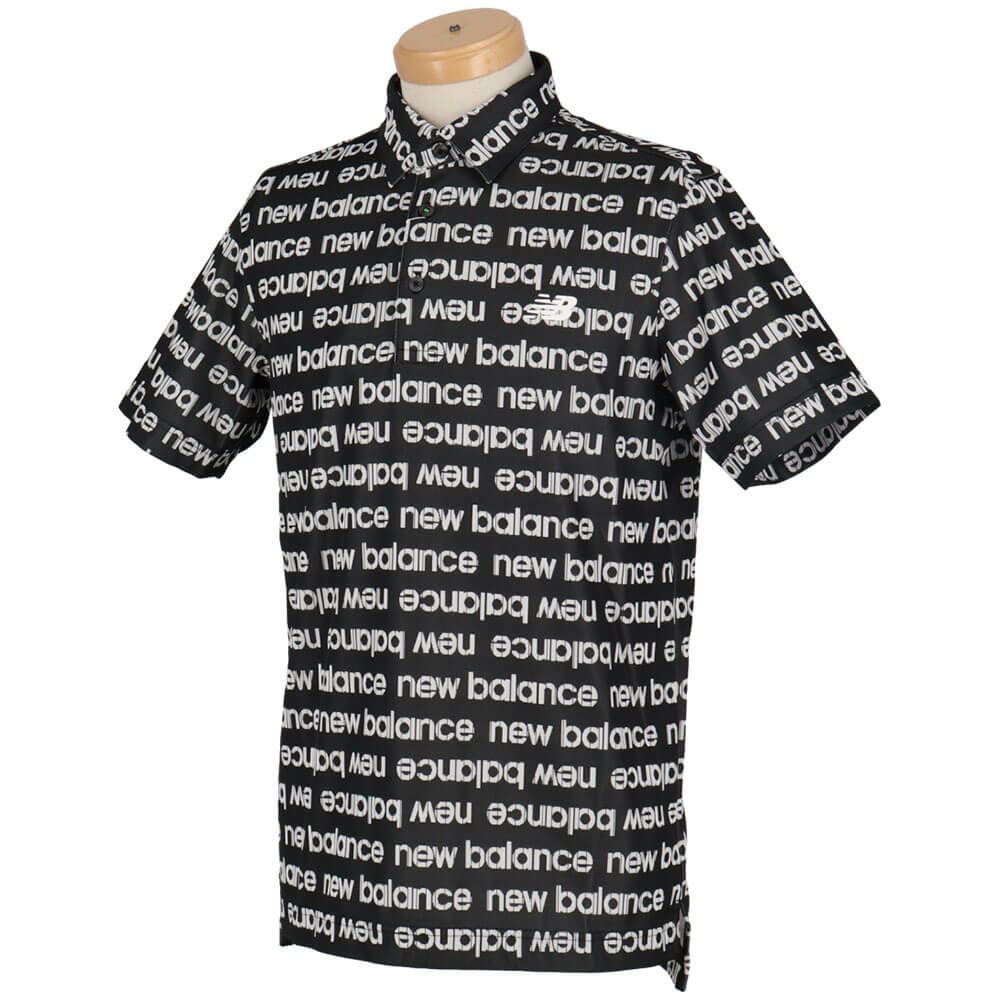 ニューバランスゴルフ　メンズ 総柄 半袖 ロゴボーダー ポロシャツ 012-5168002　2025年モデル 詳細3