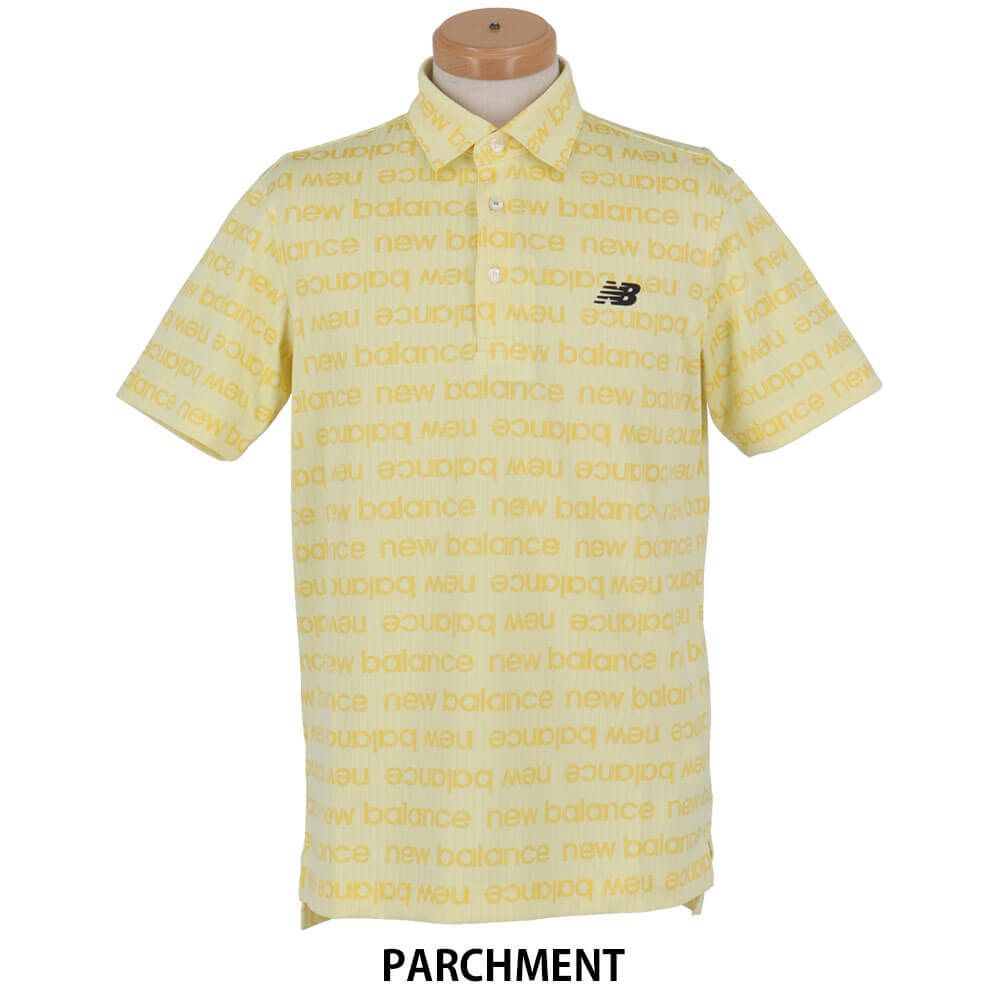 ニューバランスゴルフ　メンズ 総柄 半袖 ロゴボーダー ポロシャツ 012-5168002　2025年モデル 詳細7