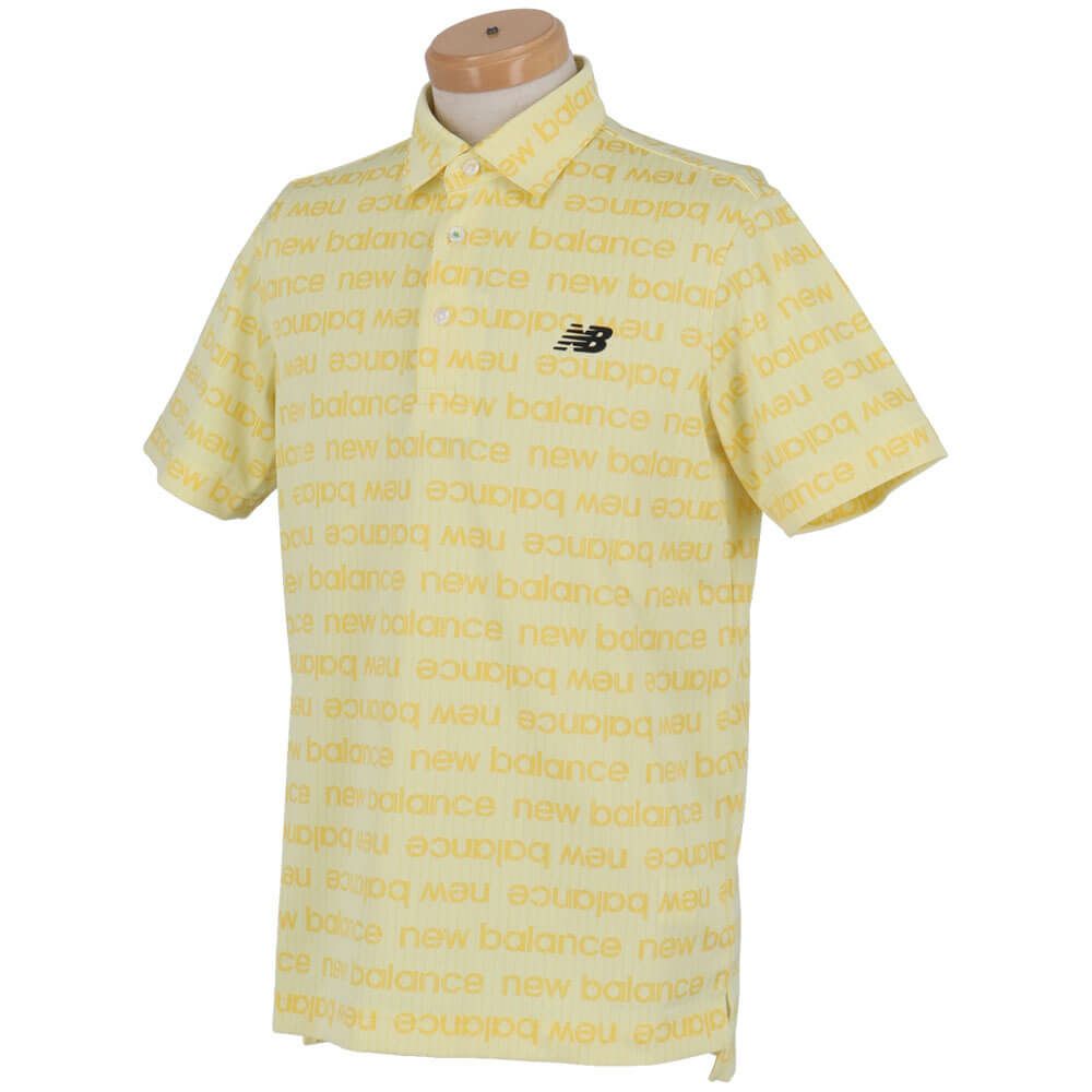 ニューバランスゴルフ　メンズ 総柄 半袖 ロゴボーダー ポロシャツ 012-5168002　2025年モデル 詳細9