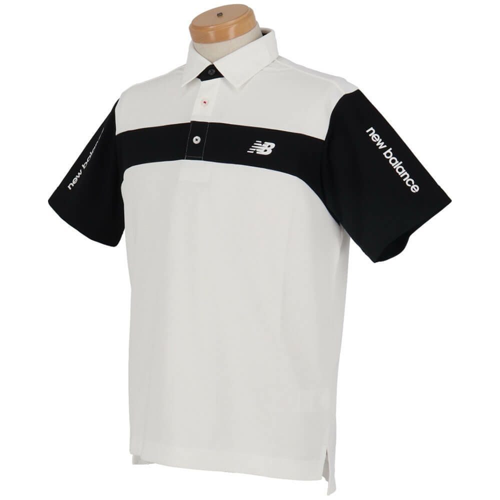 ニューバランスゴルフ　メンズ ラインデザイン 生地切替 半袖 ポロシャツ 012-5168003　2025年モデル 詳細3