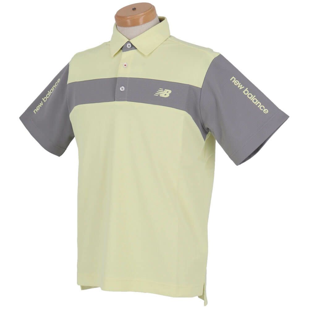 ニューバランスゴルフ　メンズ ラインデザイン 生地切替 半袖 ポロシャツ 012-5168003　2025年モデル 詳細6