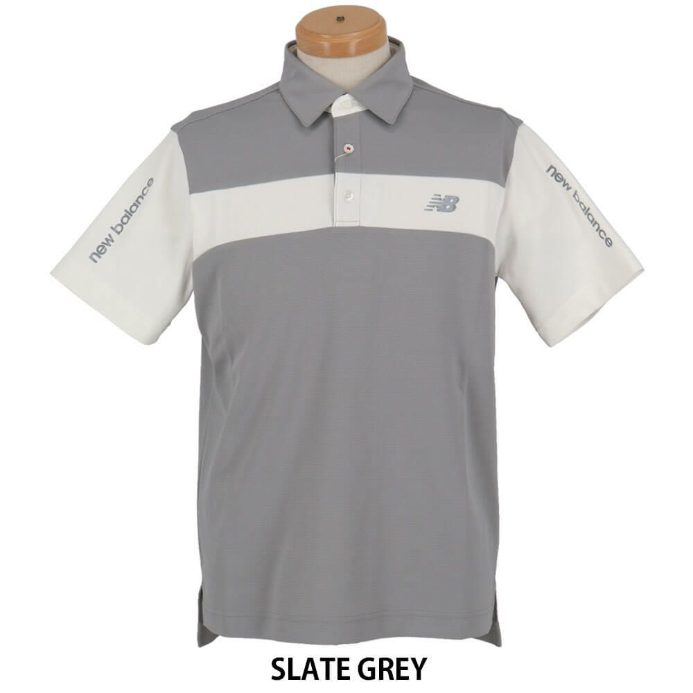 ニューバランスゴルフ　メンズ ラインデザイン 生地切替 半袖 ポロシャツ 012-5168003　2025年モデル 詳細7