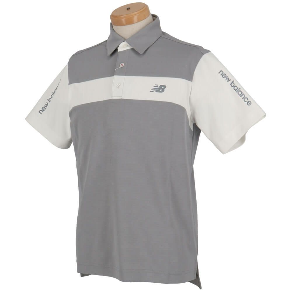 ニューバランスゴルフ　メンズ ラインデザイン 生地切替 半袖 ポロシャツ 012-5168003　2025年モデル 詳細9