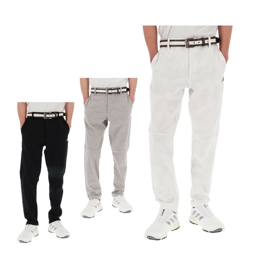 ニューバランスゴルフ　メンズ ロゴプリント スウェット テーパード ロングパンツ 012-5136003　2025年モデル 詳細1