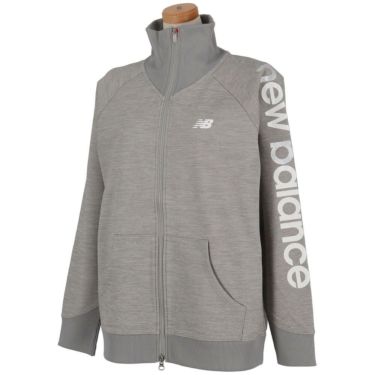 ニューバランスゴルフ　レディース ビッグロゴ 長袖 スウェット スタンドジップ ブルゾン 012-5162501　2025年モデル 詳細3